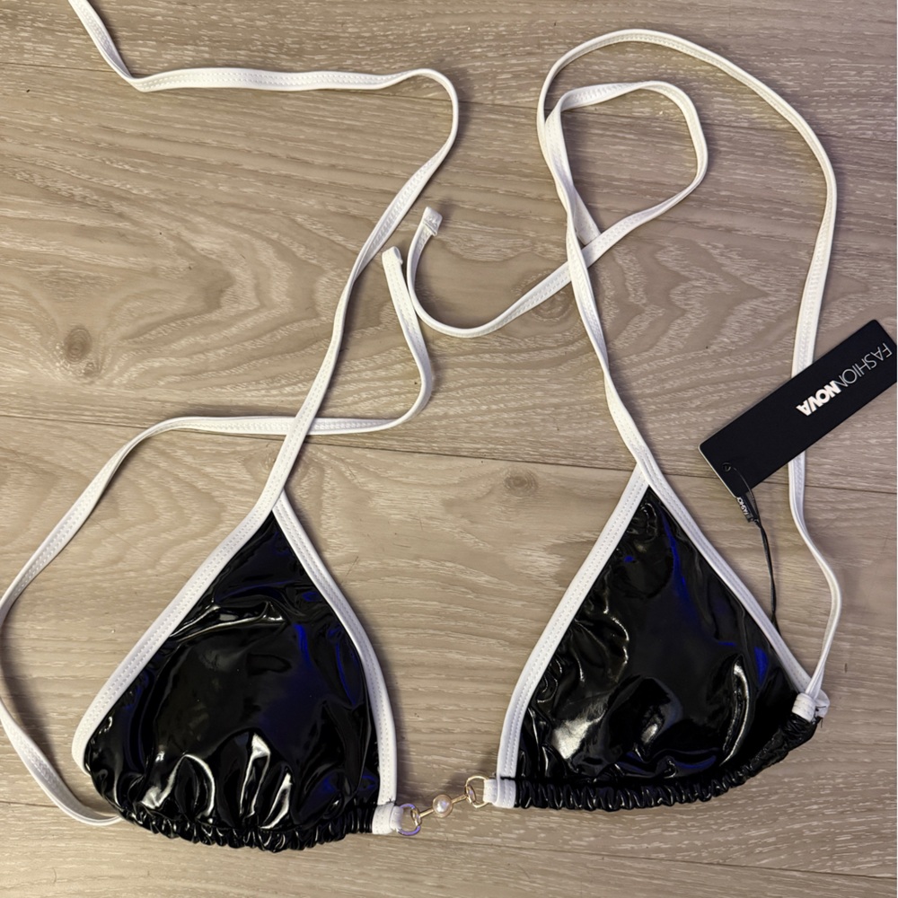 Fashion Nova Black and White Bikini